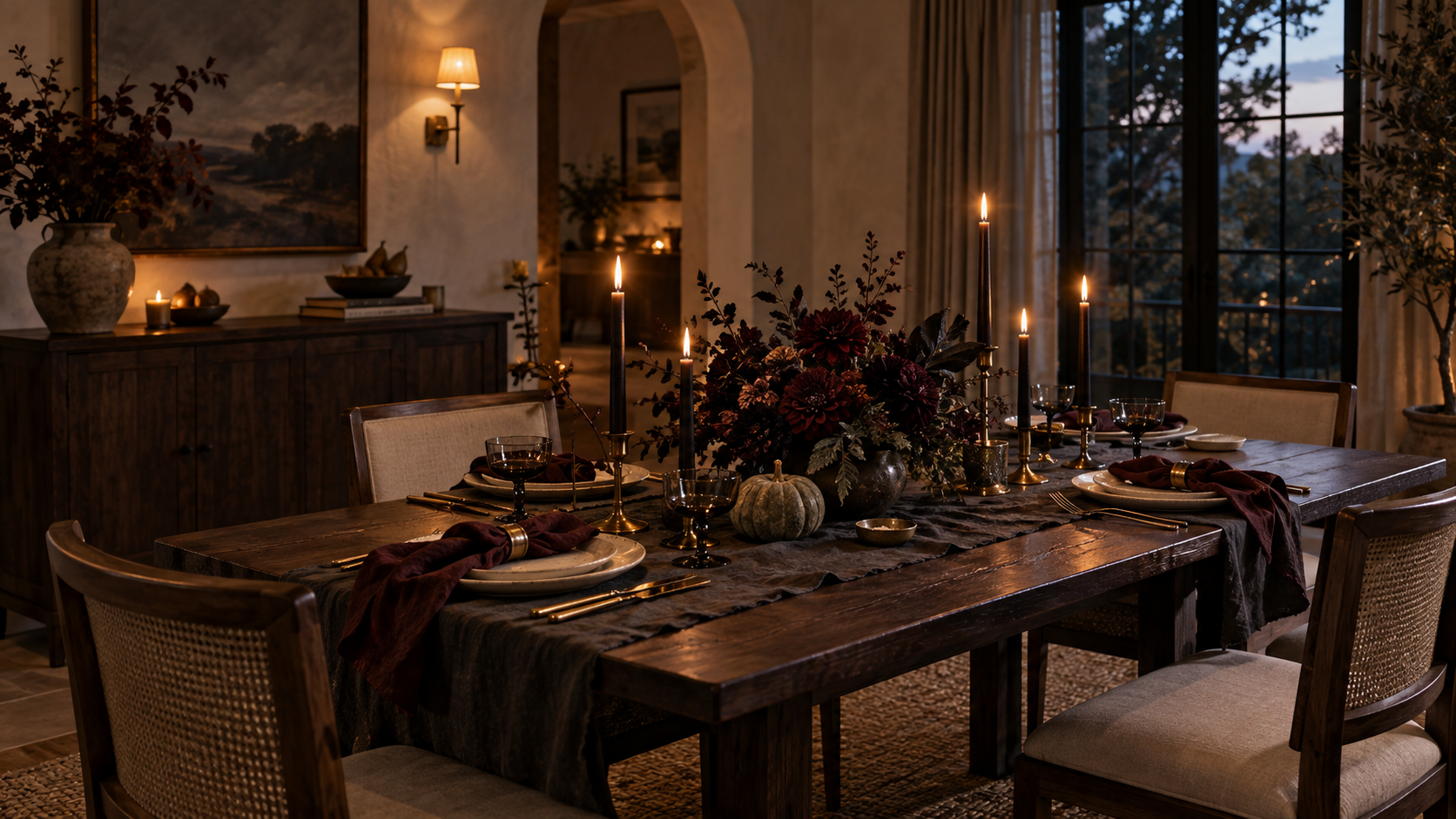 Moody Halloween Table Decor: How to Create an Elegant, Collected Tablescape